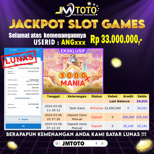 bukti-jackpot-tanggal-06-03-2024-menang-di-slot-games-5000x-mania-pragmatic-play-rp-33000000-04-13-12-2024-03-09