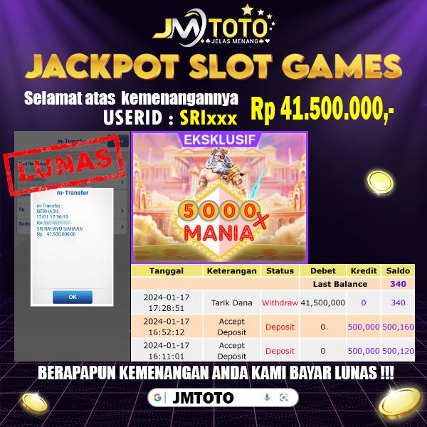 bukti-jackpot-tanggal-17-01-2024-menang-di-slot-games-5000x-mania-pragmatic-play-rp-41500000-03-11-34-2024-01-18