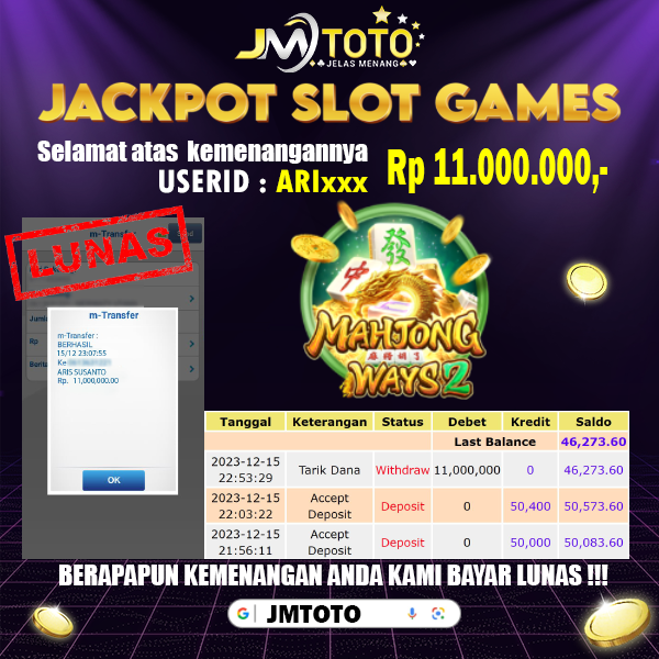 bukti-jackpot-tanggal-15-12-2023-menang-di-slot-games-mahjong-ways-pg-soft-rp-11000000-05-55-09-2023-12-16