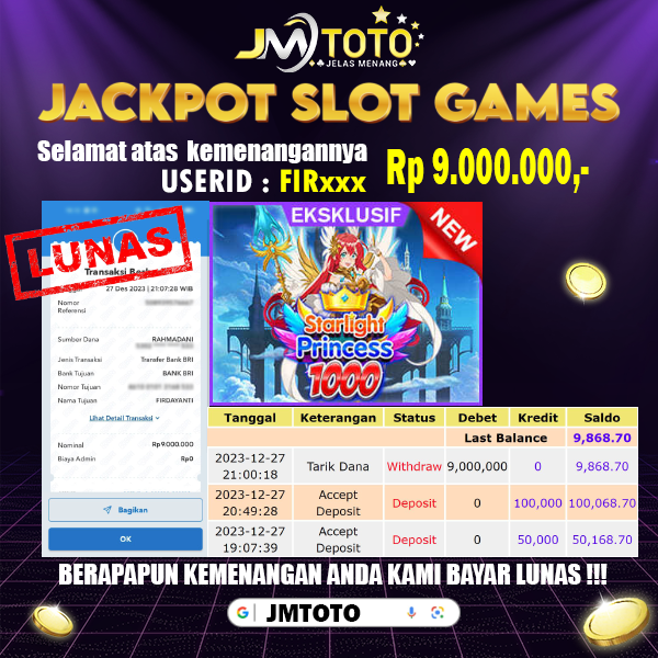 bukti-jackpot-tanggal-27-12-2023-menang-di-slot-games-starlight-princess-1000-pragmatic-play-rp-9000000-07-46-05-2023-12-28